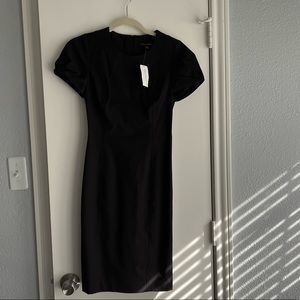 Banana republic black dress with zipper